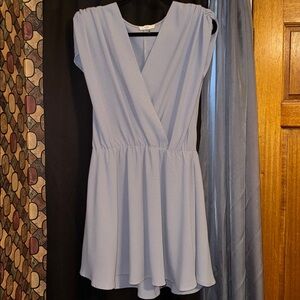 Entro Light Blue Midi Dress